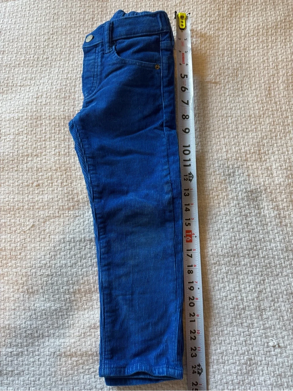 GAP Slim Corduroy Pants in Royal Blue